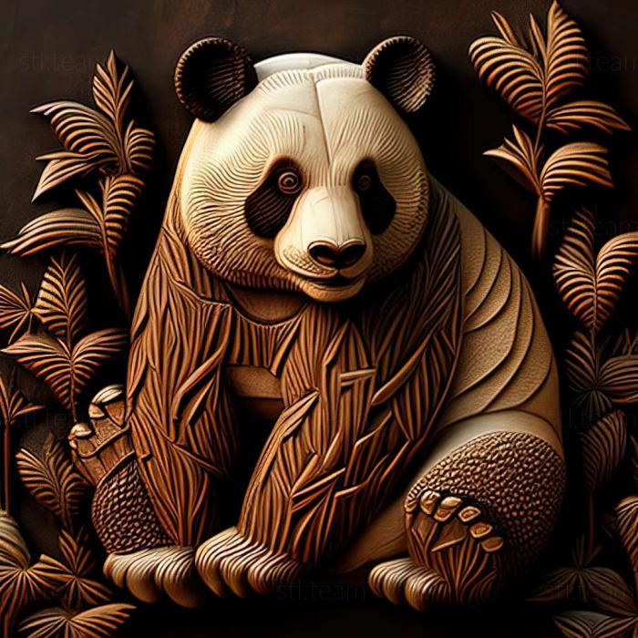 3D model Mei Xiang famous animal (STL)